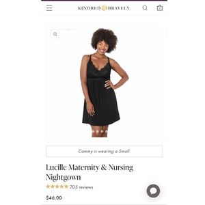 Kindred Bravely Maternity & Nursing Nightgown
